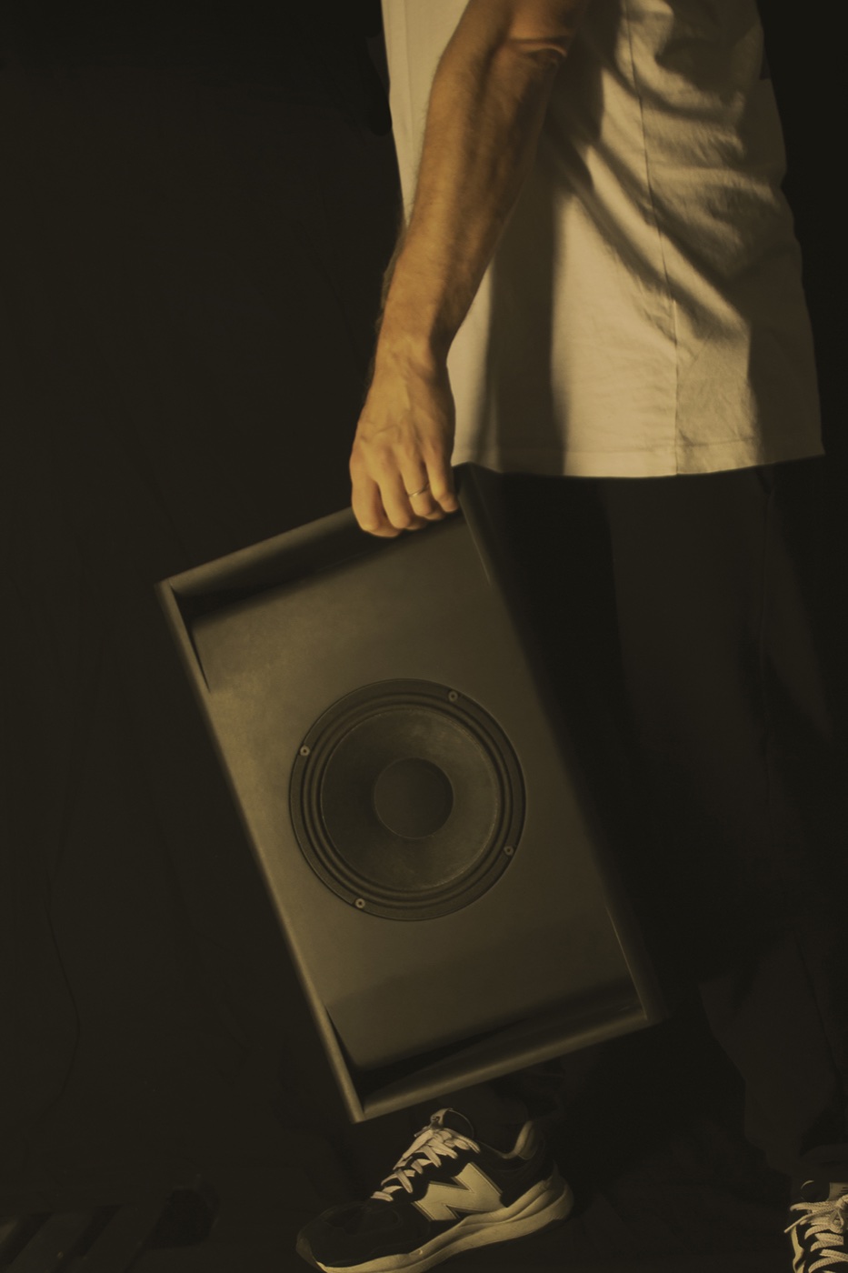 A CX8 carried by hand