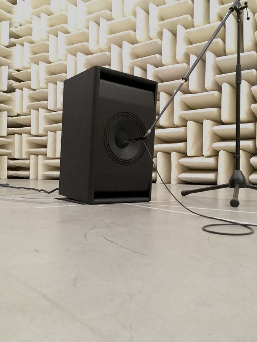 CX8 in an anechoic chamber